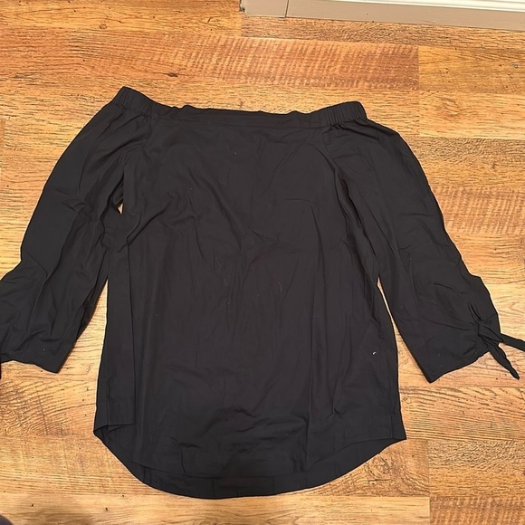 Free People Off Shoulder Quarter Sleeve Top A19 - Picture 1 of 4